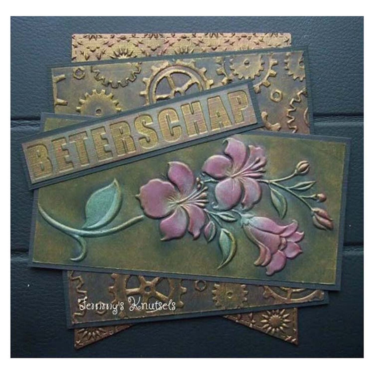 Nellie's Choice 4 x 6 3D Embossing Folder Branch with Flowers